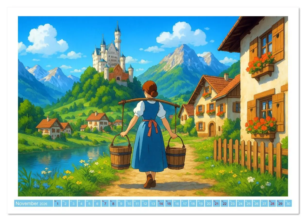 Bild: 9783516625318 | Wo Heidi gern gewesen wäre (hochwertiger Premium Wandkalender 2026...