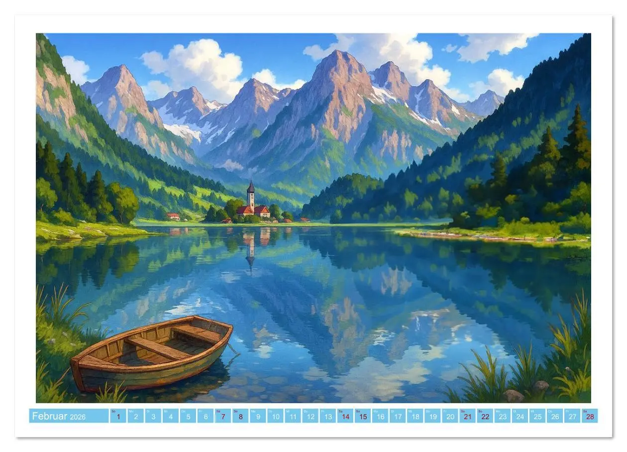 Bild: 9783516625318 | Wo Heidi gern gewesen wäre (hochwertiger Premium Wandkalender 2026...