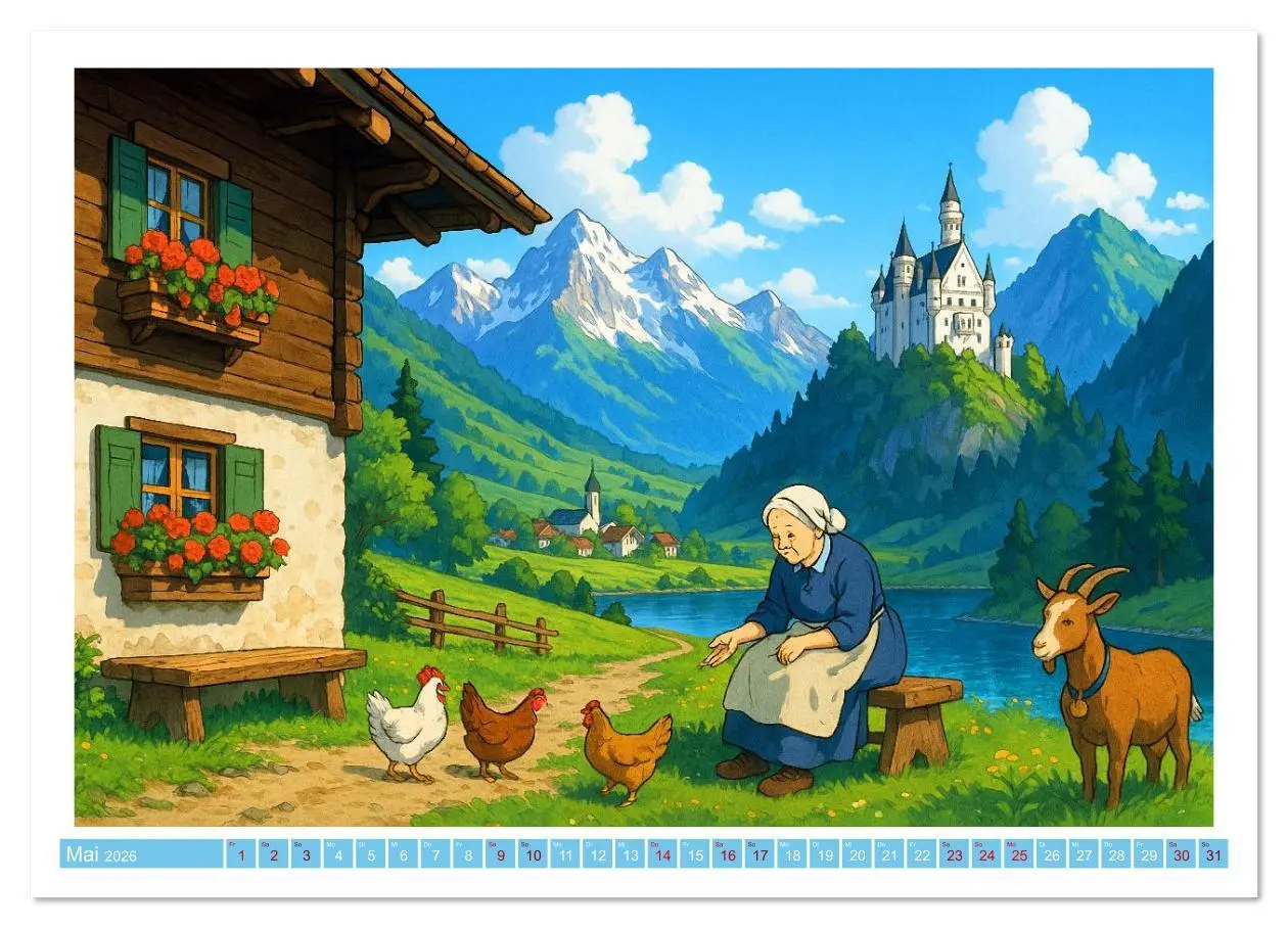Bild: 9783516625318 | Wo Heidi gern gewesen wäre (hochwertiger Premium Wandkalender 2026...