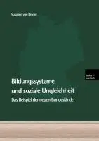 Cover: 9783810035318 | Bildungssysteme und soziale Ungleichheit | Susanne von Below | Buch