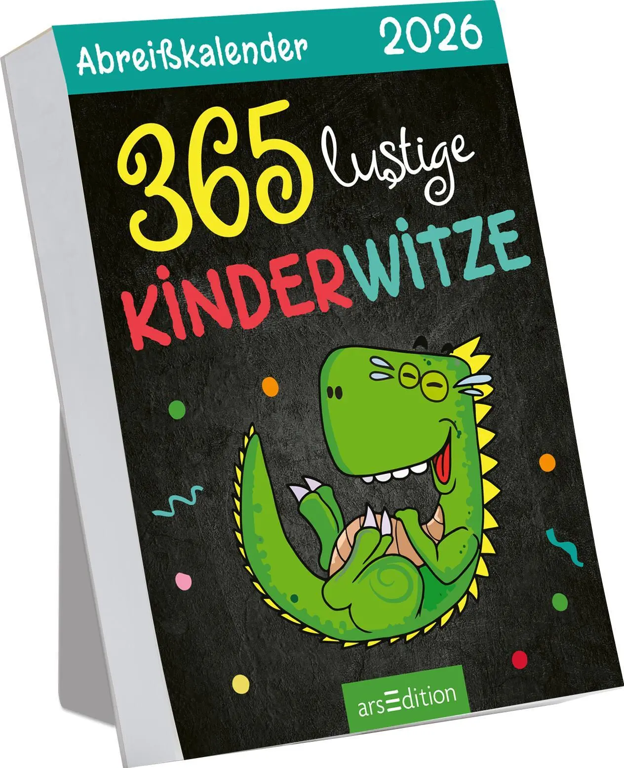 Cover: 4014489135418 | Abreißkalender 365 lustige Kinderwitze 2026 | Kalender | 640 S. | 2026