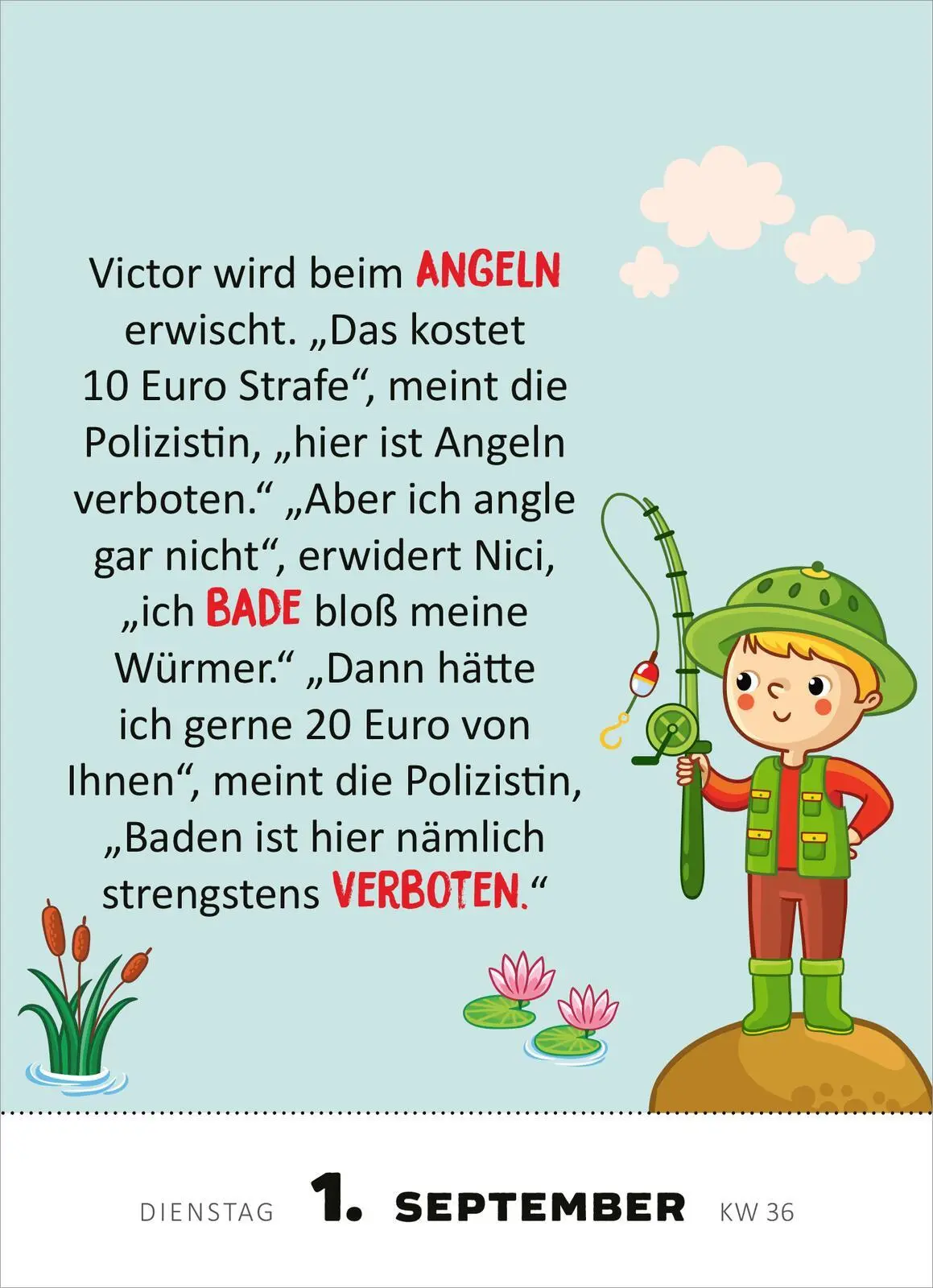 Bild: 4014489135418 | Abreißkalender 365 lustige Kinderwitze 2026 | Kalender | 640 S. | 2026