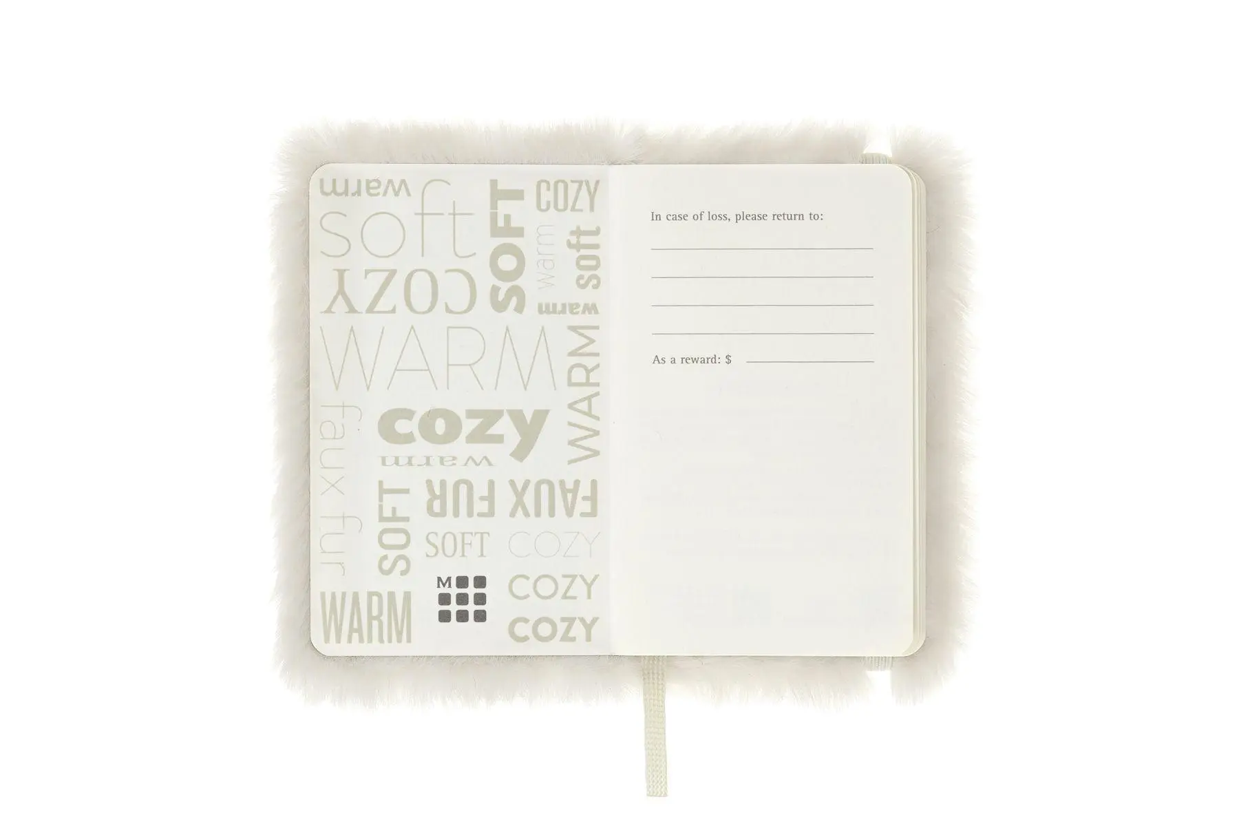 Bild: 8056598855418 | Moleskine Limited Edition Notebook Fur, Extra Small, Plain, Cream...