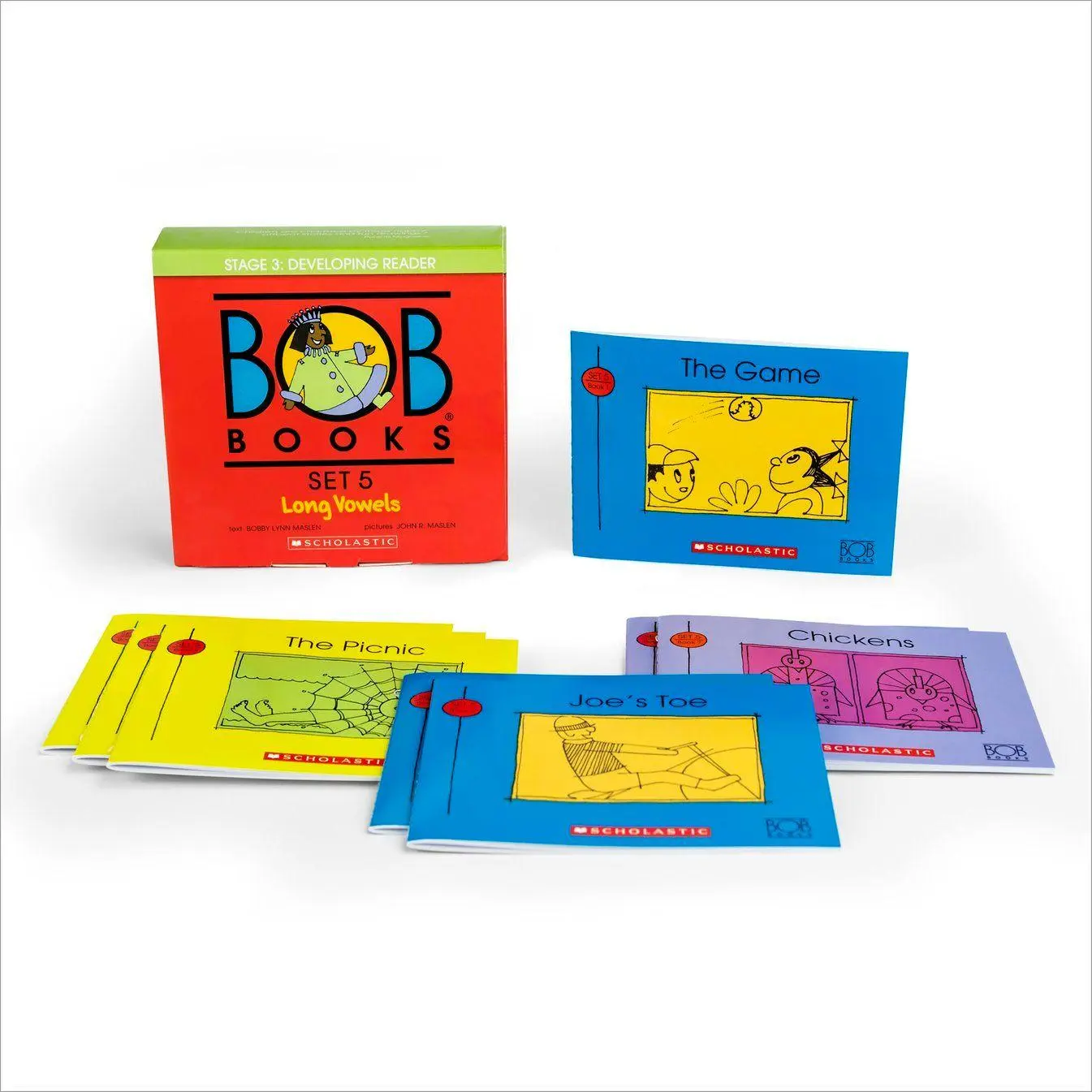Bild: 9780439865418 | Bob Books: Long Vowels (8 Books) (Stage 3: Developing Readers) | Buch