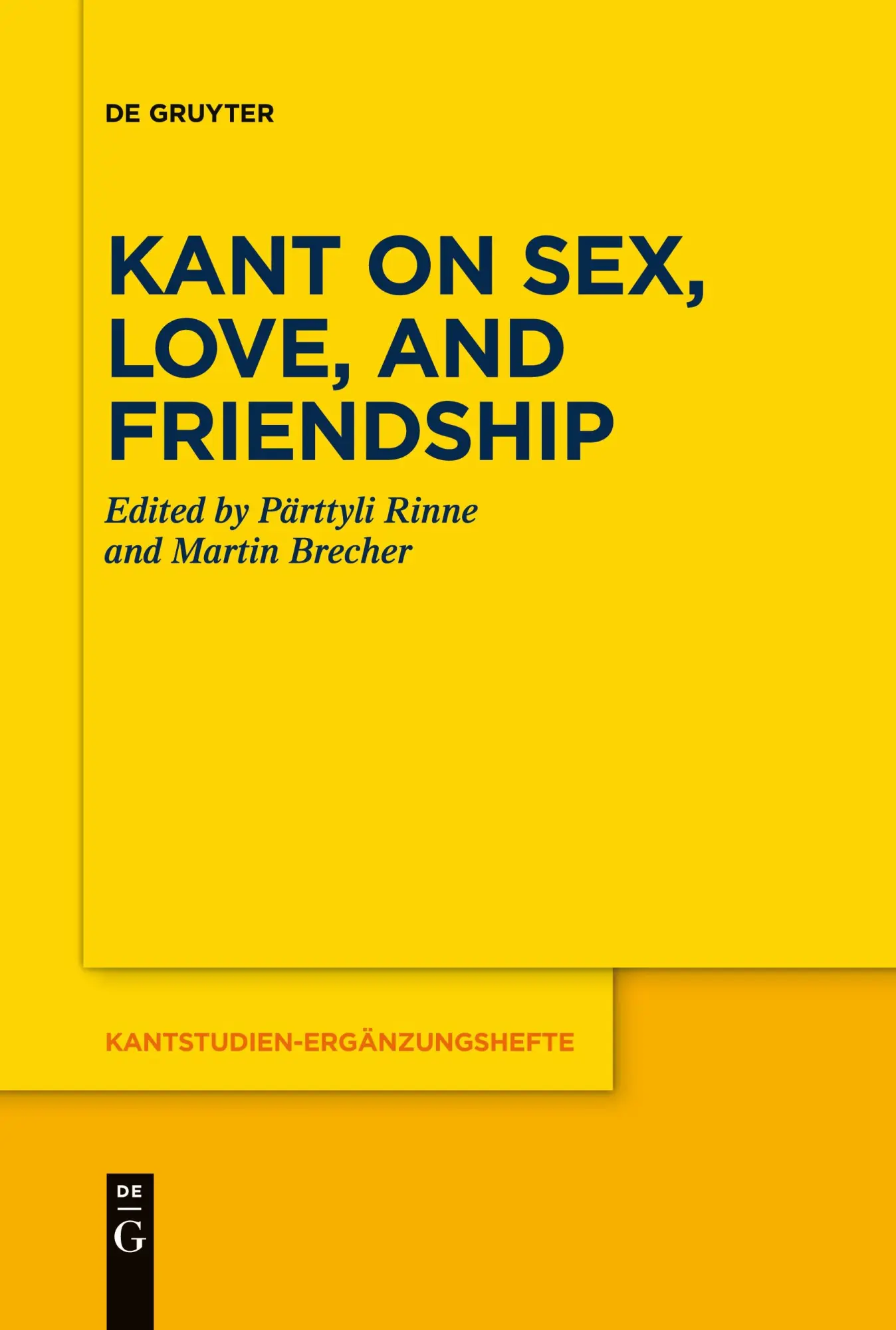Cover: 9783112215418 | Kant on Sex, Love, and Friendship | Martin Brecher (u. a.) | Buch