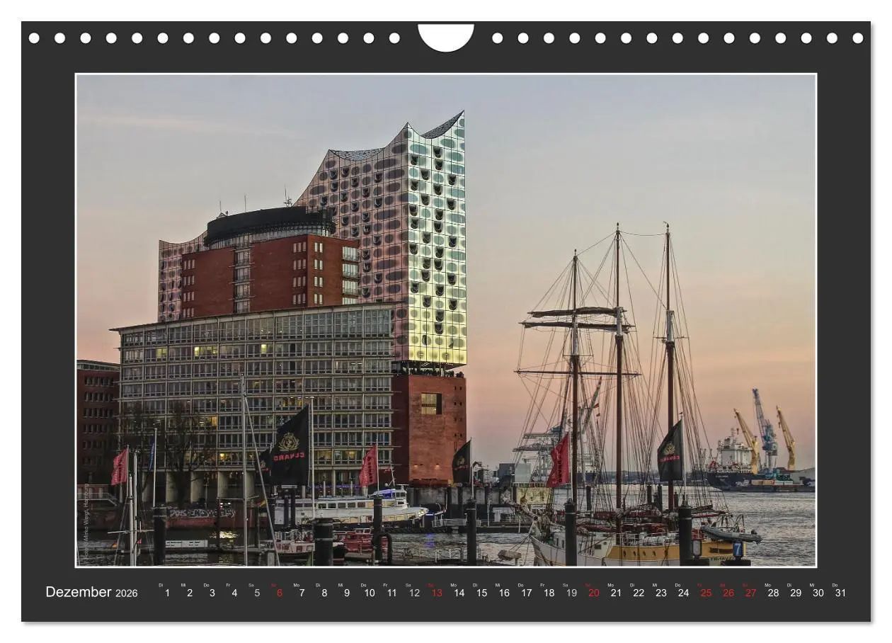 Bild: 9783457835418 | Die Elbphilharmonie Hamburg (Wandkalender 2026 DIN A4 quer),...