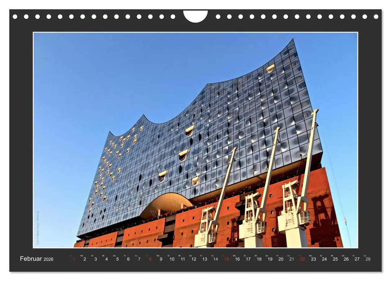 Bild: 9783457835418 | Die Elbphilharmonie Hamburg (Wandkalender 2026 DIN A4 quer),...