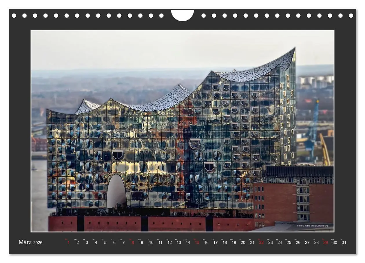 Bild: 9783457835418 | Die Elbphilharmonie Hamburg (Wandkalender 2026 DIN A4 quer),...