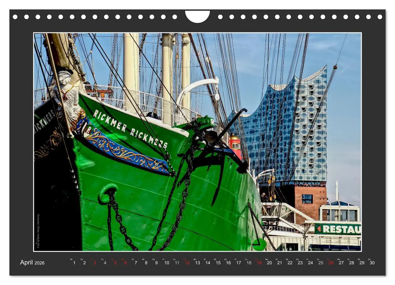 Bild: 9783457835418 | Die Elbphilharmonie Hamburg (Wandkalender 2026 DIN A4 quer),...