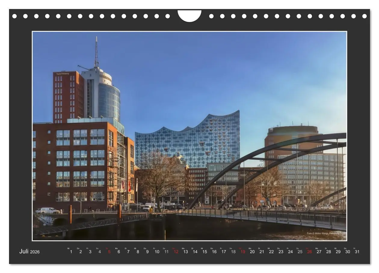 Bild: 9783457835418 | Die Elbphilharmonie Hamburg (Wandkalender 2026 DIN A4 quer),...