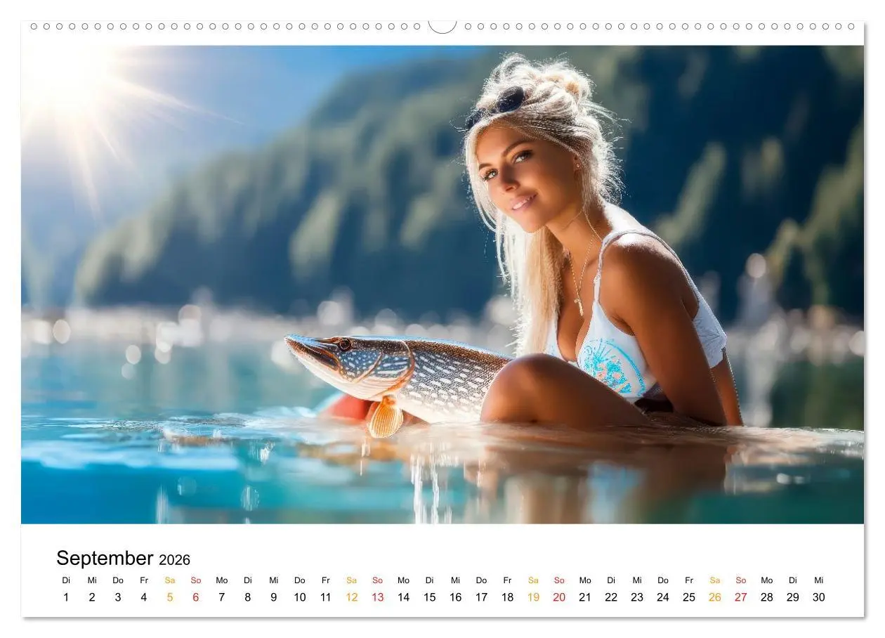 Bild: 9783516235418 | Heiß auf Hecht (Wandkalender 2026 DIN A2 quer), CALVENDO...