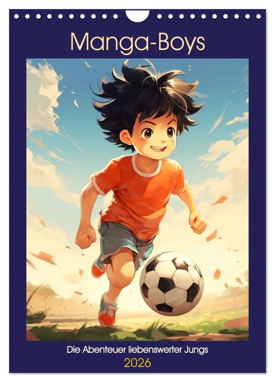 Cover: 9783516305418 | Manga-Boys. Die Abenteuer liebenswerter Jungs (Wandkalender 2026...