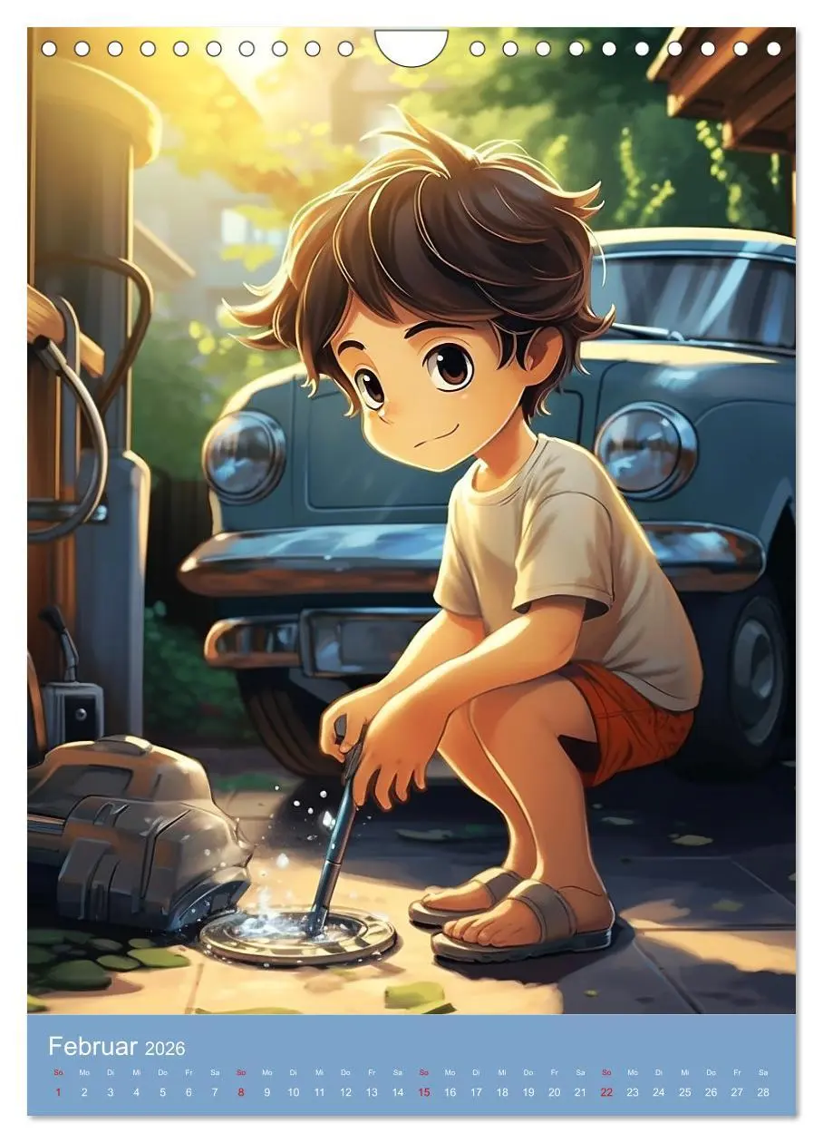 Bild: 9783516305418 | Manga-Boys. Die Abenteuer liebenswerter Jungs (Wandkalender 2026...