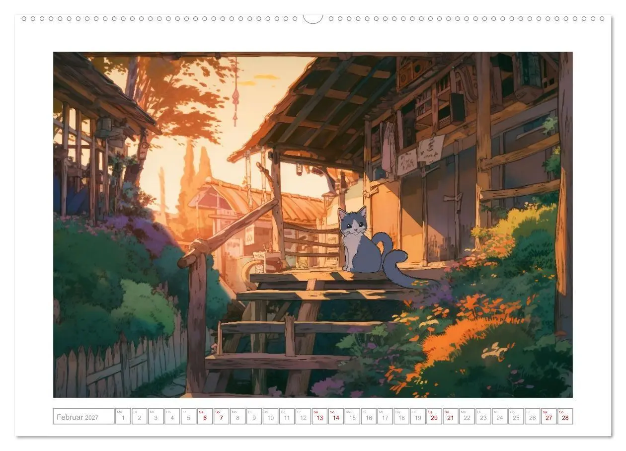 Bild: 9783569325418 | Zauberhafte Anime Welt (hochwertiger Premium Wandkalender 2027 DIN...
