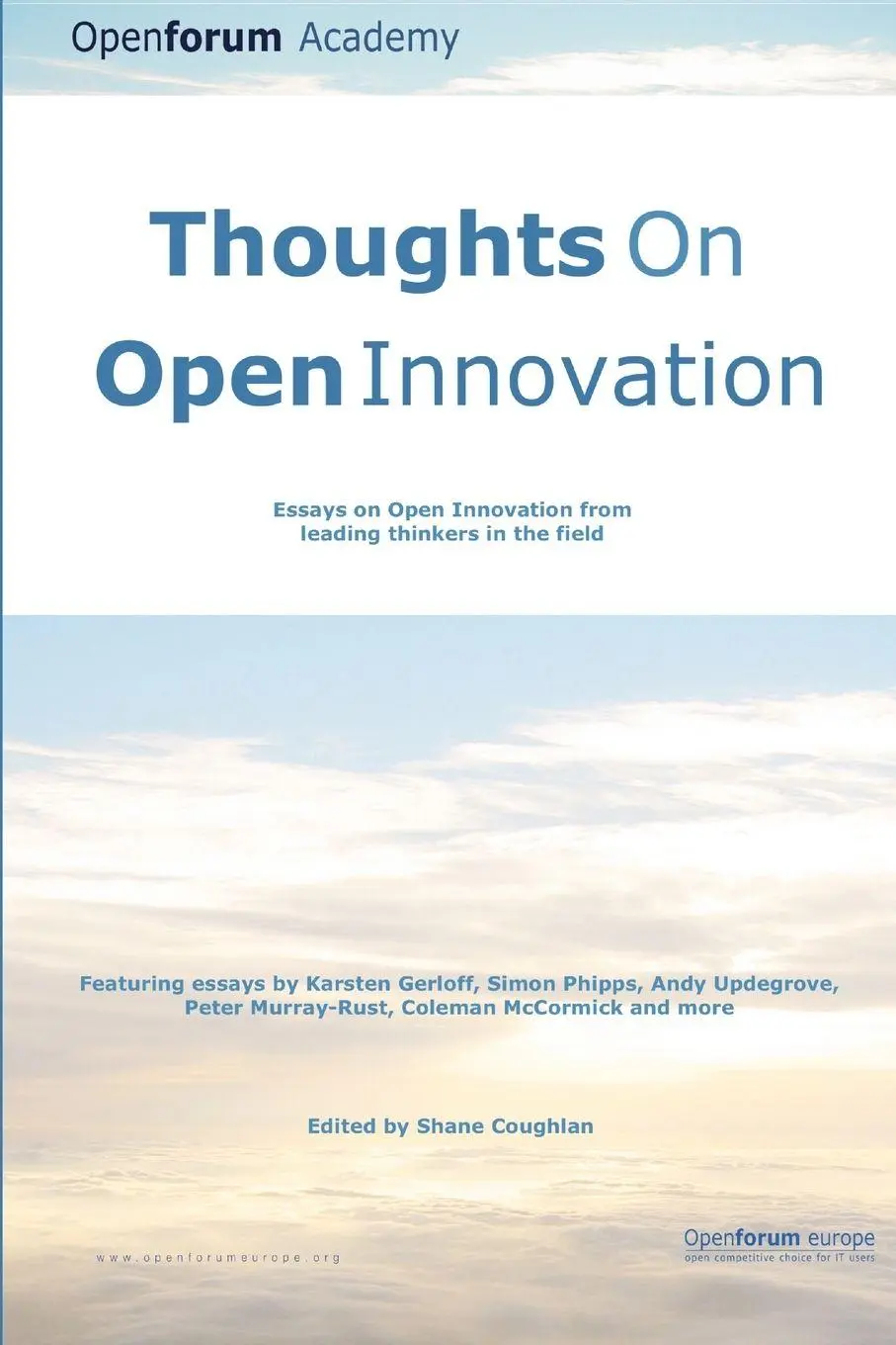 Cover: 9781304015518 | Thoughts on Open Innovation | Openforum Academy Fellows | Taschenbuch