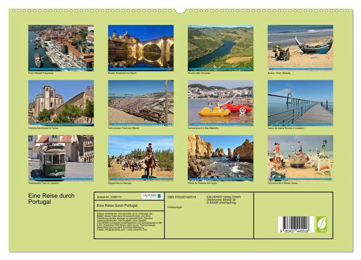 Bild: 9783457445518 | Eine Reise durch Portugal (hochwertiger Premium Wandkalender 2026...