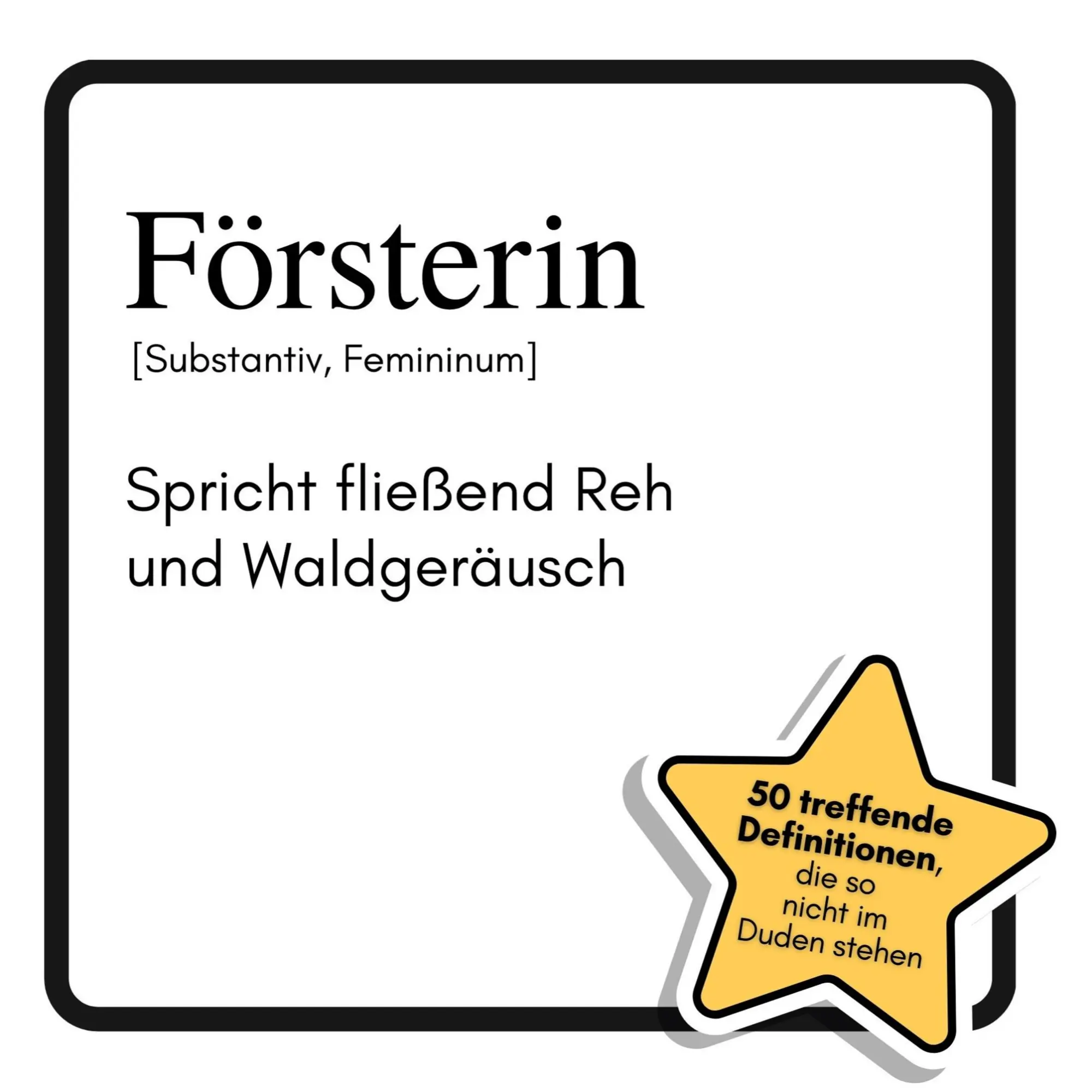 Cover: 9783759185518 | Försterin | Spricht fließend Reh und Waldgeräusch | Luca Günther