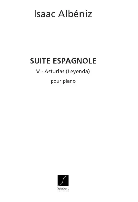 Suite espagnole 5 - Asturias (Leyenda)