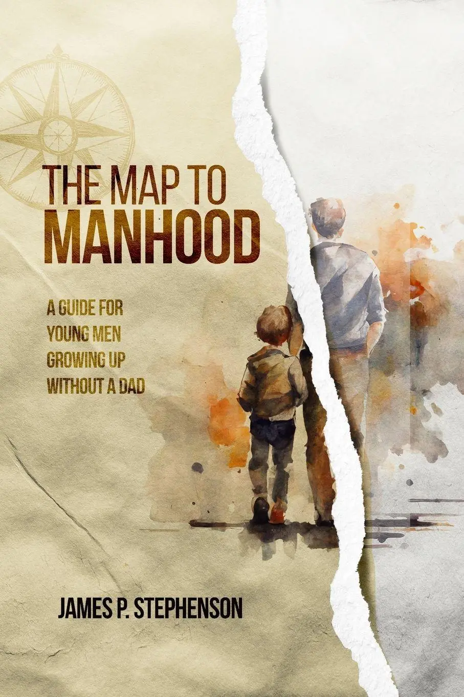 Cover: 9798988815518 | The Map to Manhood | A Guide for Young Men Growing Up Without a Dad