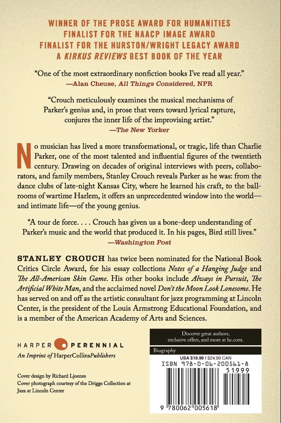 Rückseite: 9780062005618 | Kansas City Lightning | Stanley Crouch | Taschenbuch | Englisch | 2014