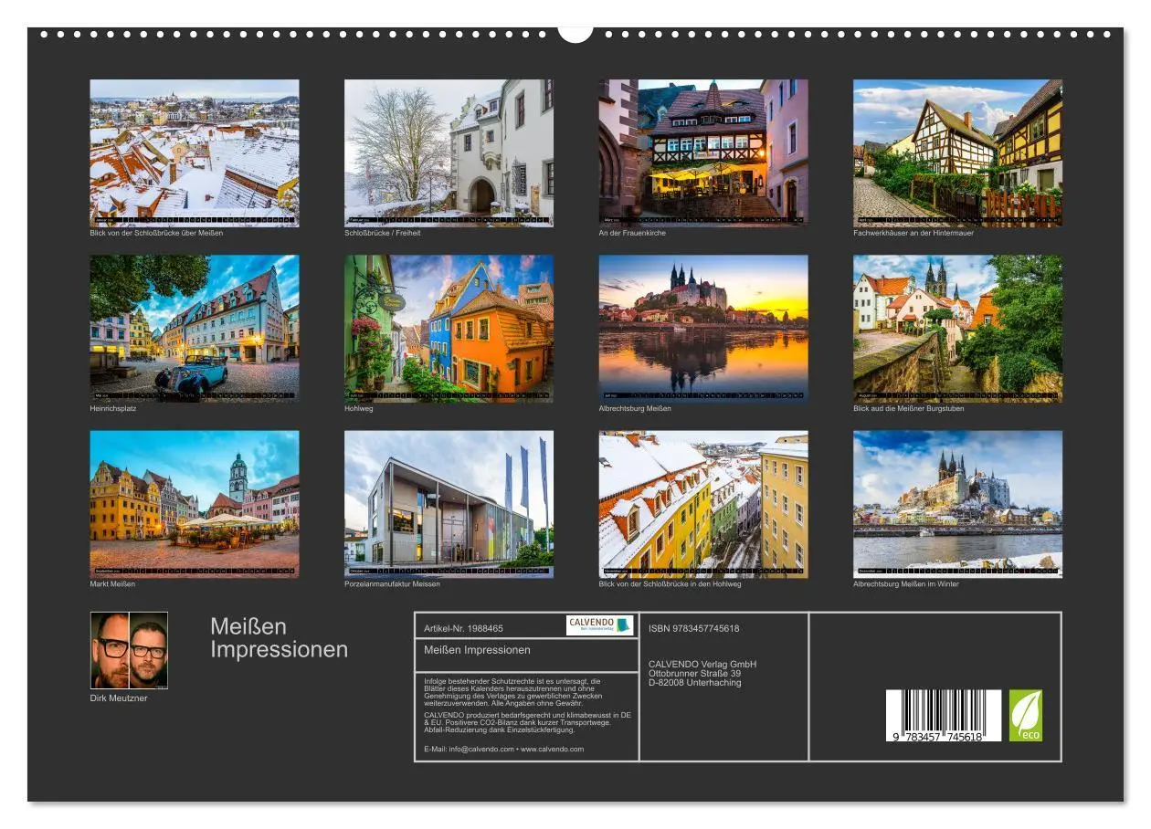 Bild: 9783457745618 | Meißen Impressionen (hochwertiger Premium Wandkalender 2026 DIN A2...