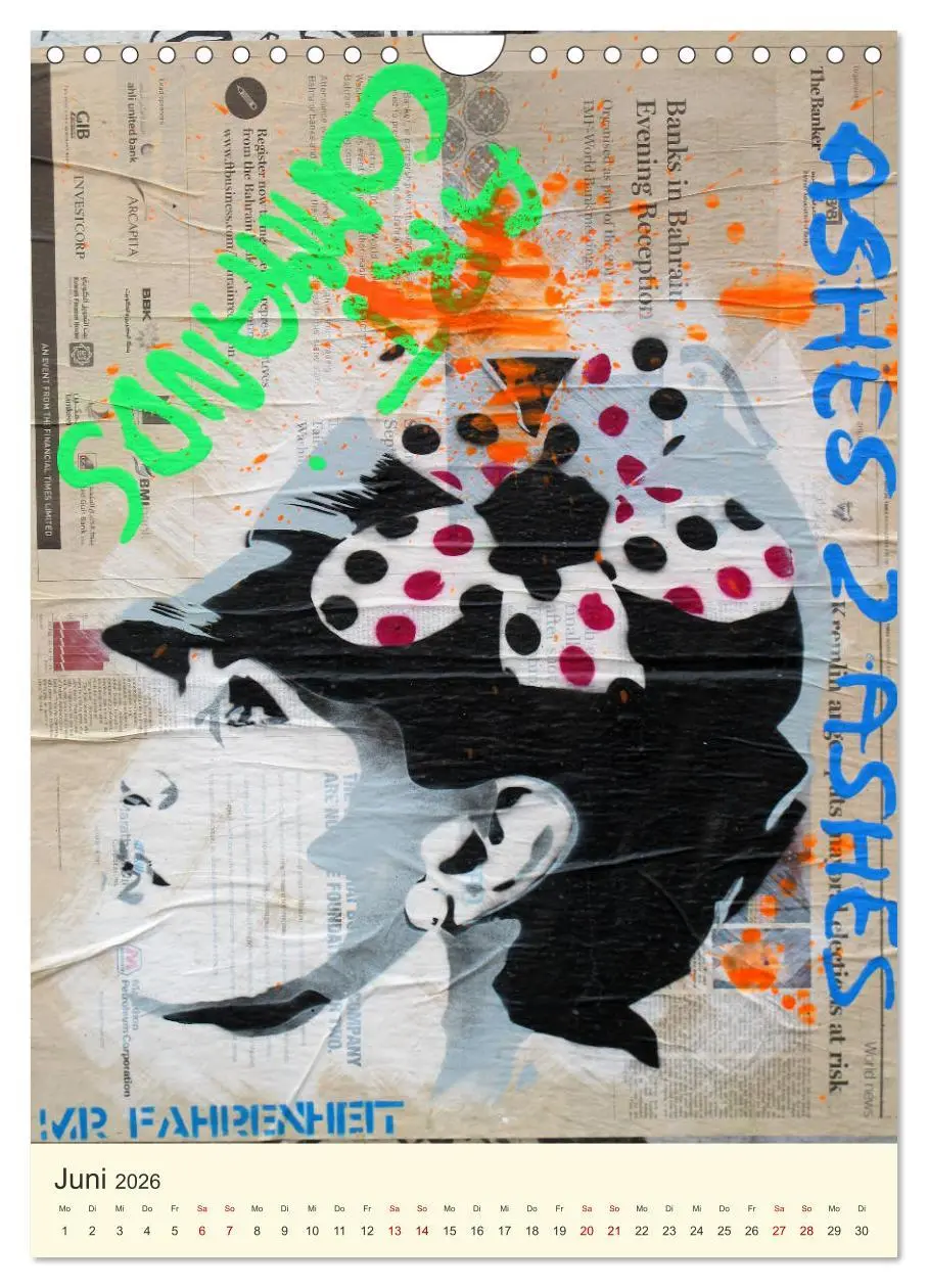 Bild: 9783516385618 | Famous Women in StreetArt (Wandkalender 2026 DIN A4 hoch), CALVENDO...