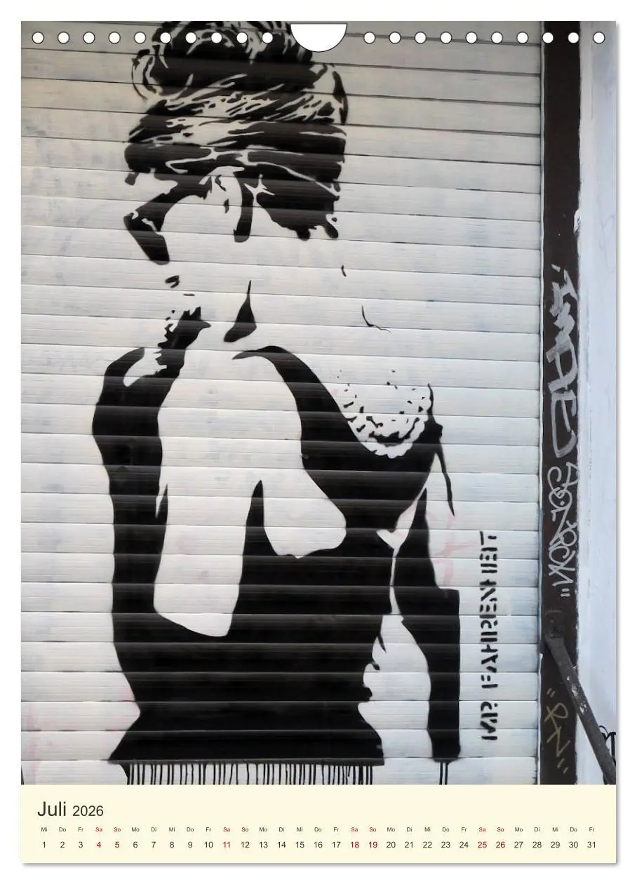 Bild: 9783516385618 | Famous Women in StreetArt (Wandkalender 2026 DIN A4 hoch), CALVENDO...