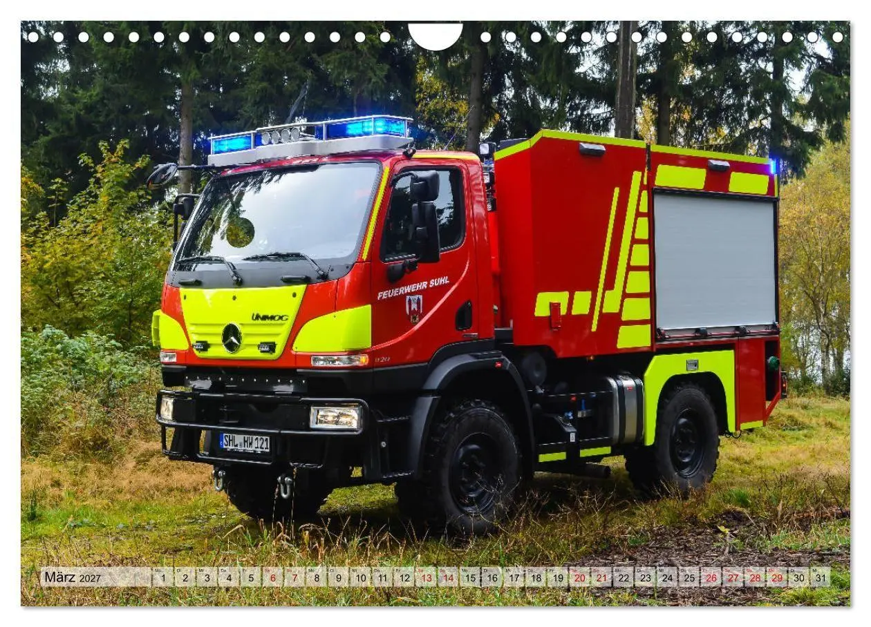 Bild: 9783569785618 | Feuerwehrfahrzeuge (Wandkalender 2027 DIN A4 quer), CALVENDO...