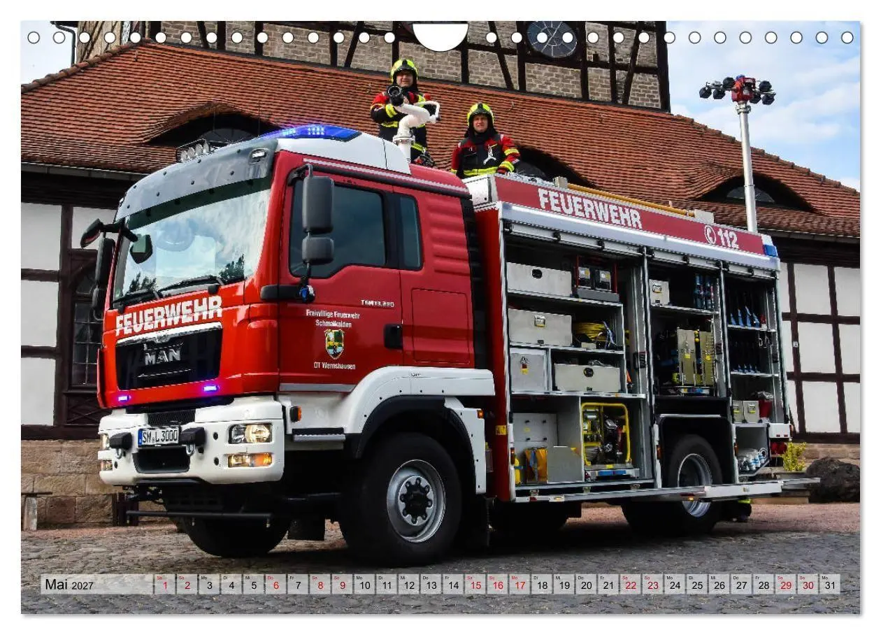 Bild: 9783569785618 | Feuerwehrfahrzeuge (Wandkalender 2027 DIN A4 quer), CALVENDO...