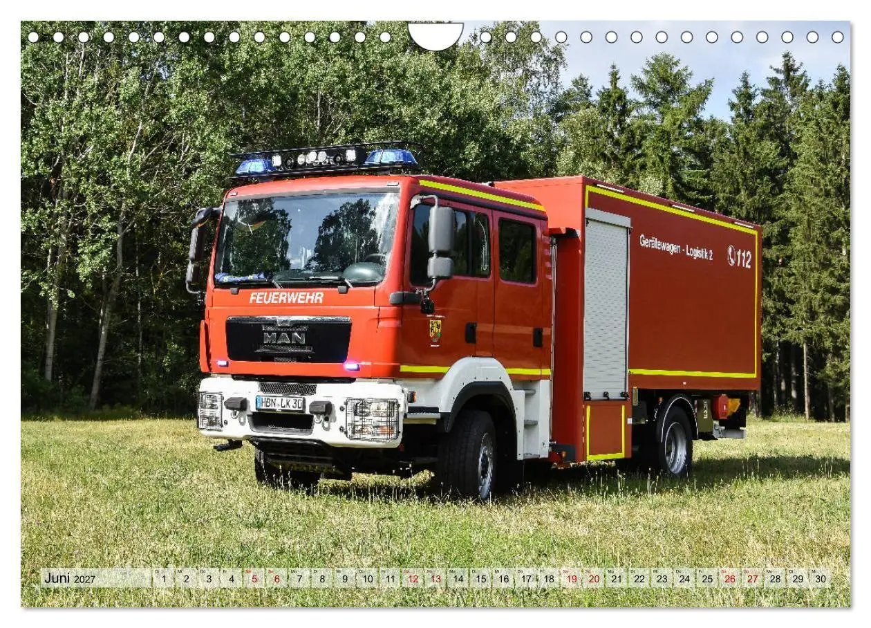 Bild: 9783569785618 | Feuerwehrfahrzeuge (Wandkalender 2027 DIN A4 quer), CALVENDO...