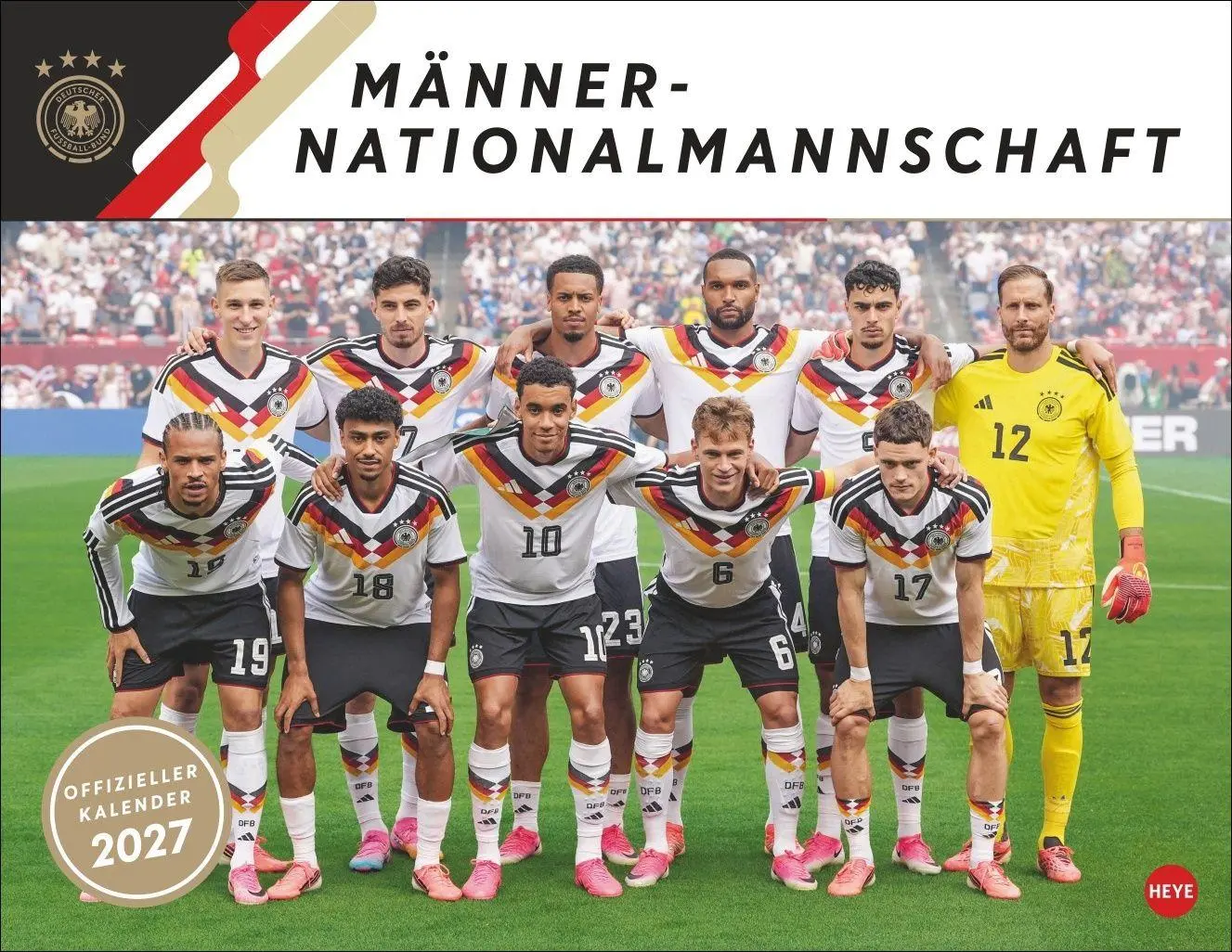 Cover: 9783756415618 | DFB Männer Posterkalender 2027 | Kalender | Bundesliga Kalender Heye
