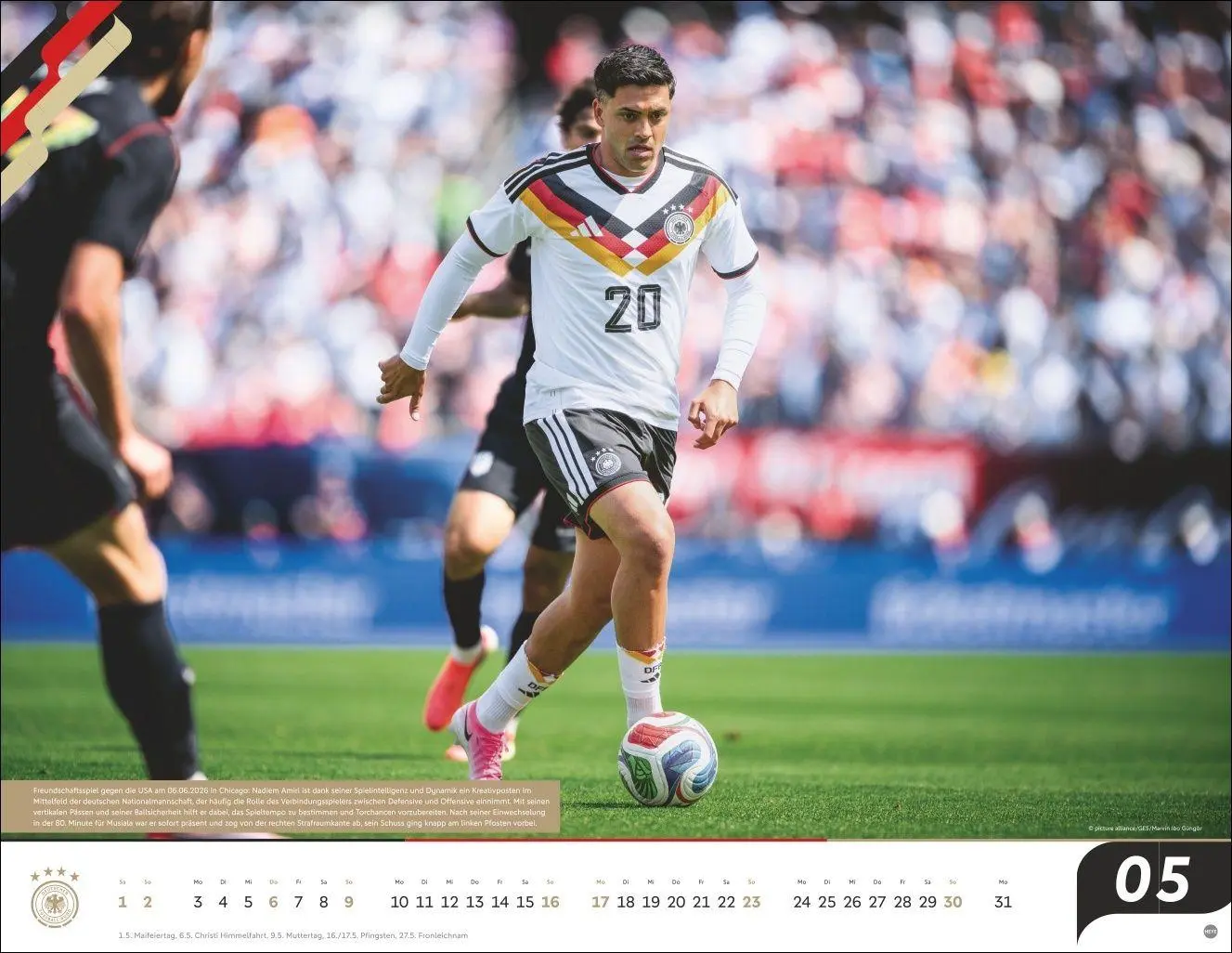 Bild: 9783756415618 | DFB Männer Posterkalender 2027 | Kalender | Bundesliga Kalender Heye
