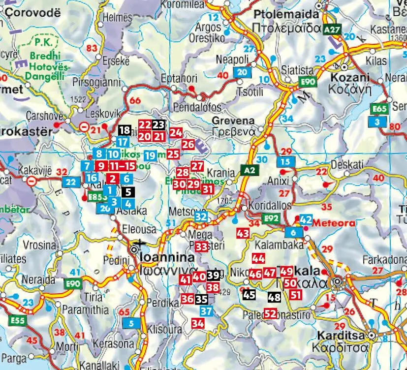 Bild: 9783763345618 | Griechenland - Pindosgebirge | mit Meteora. 52 Touren mit GPS-Tracks