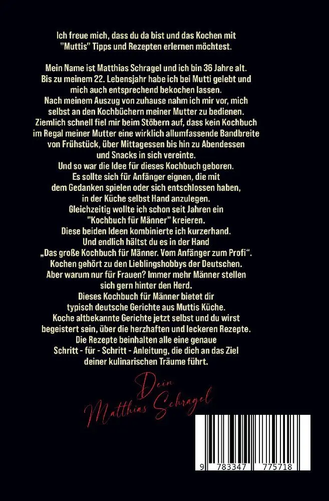 Bild: 9783347775718 | Das große Kochbuch für Männer | Matthias Schragel | Buch | 216 S.