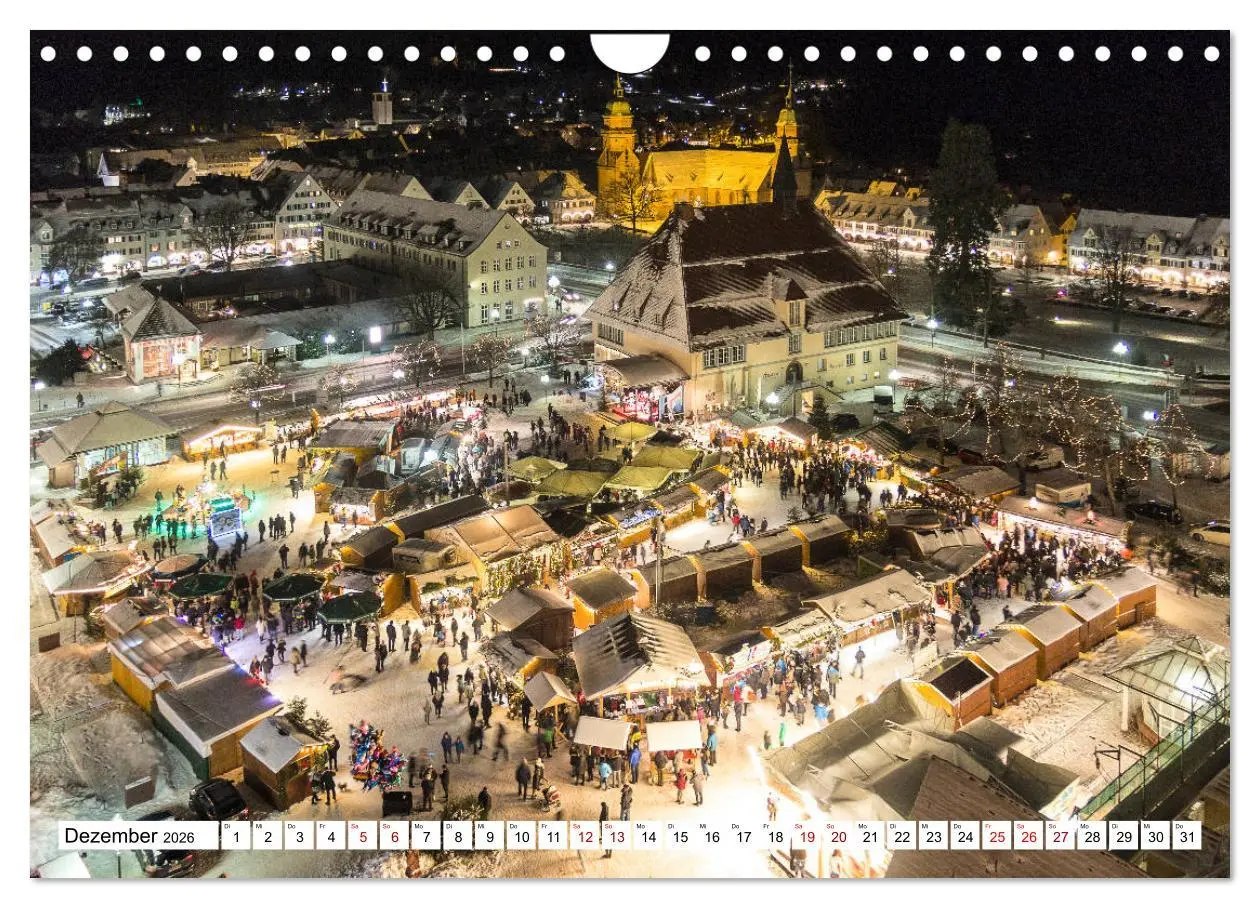Bild: 9783457805718 | Freudenstadt im Schwarzwald - Wandkalender (Wandkalender 2026 DIN...
