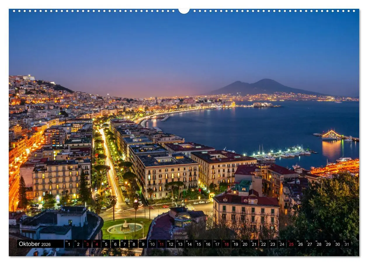 Bild: 9783516205718 | Neapel 2026 (hochwertiger Premium Wandkalender 2026 DIN A2 quer),...