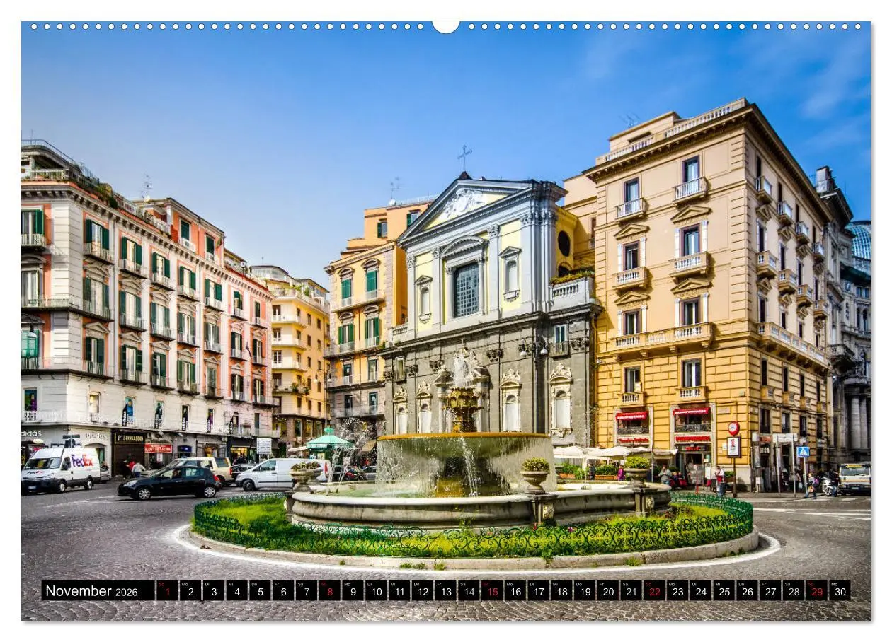 Bild: 9783516205718 | Neapel 2026 (hochwertiger Premium Wandkalender 2026 DIN A2 quer),...