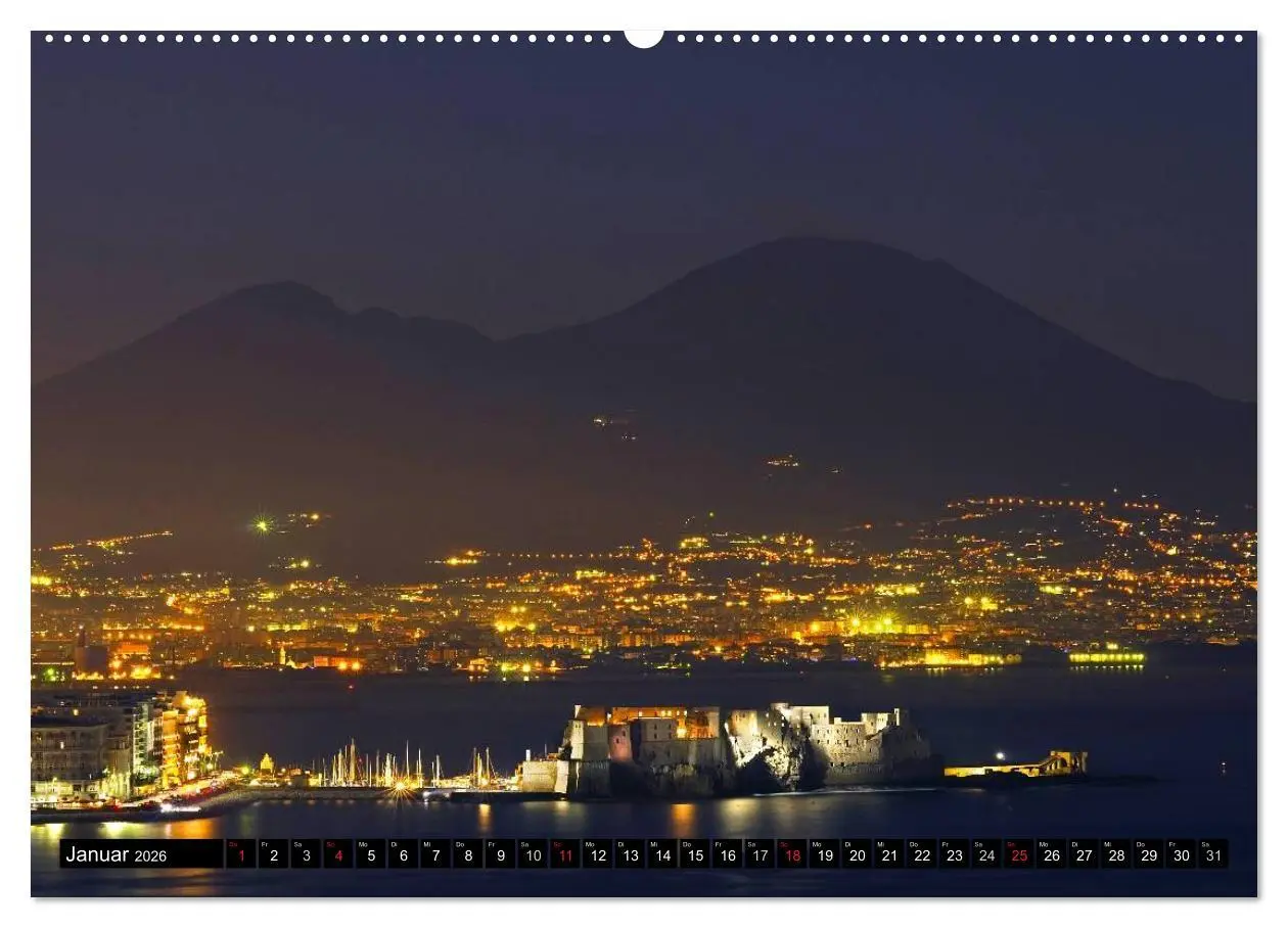 Bild: 9783516205718 | Neapel 2026 (hochwertiger Premium Wandkalender 2026 DIN A2 quer),...