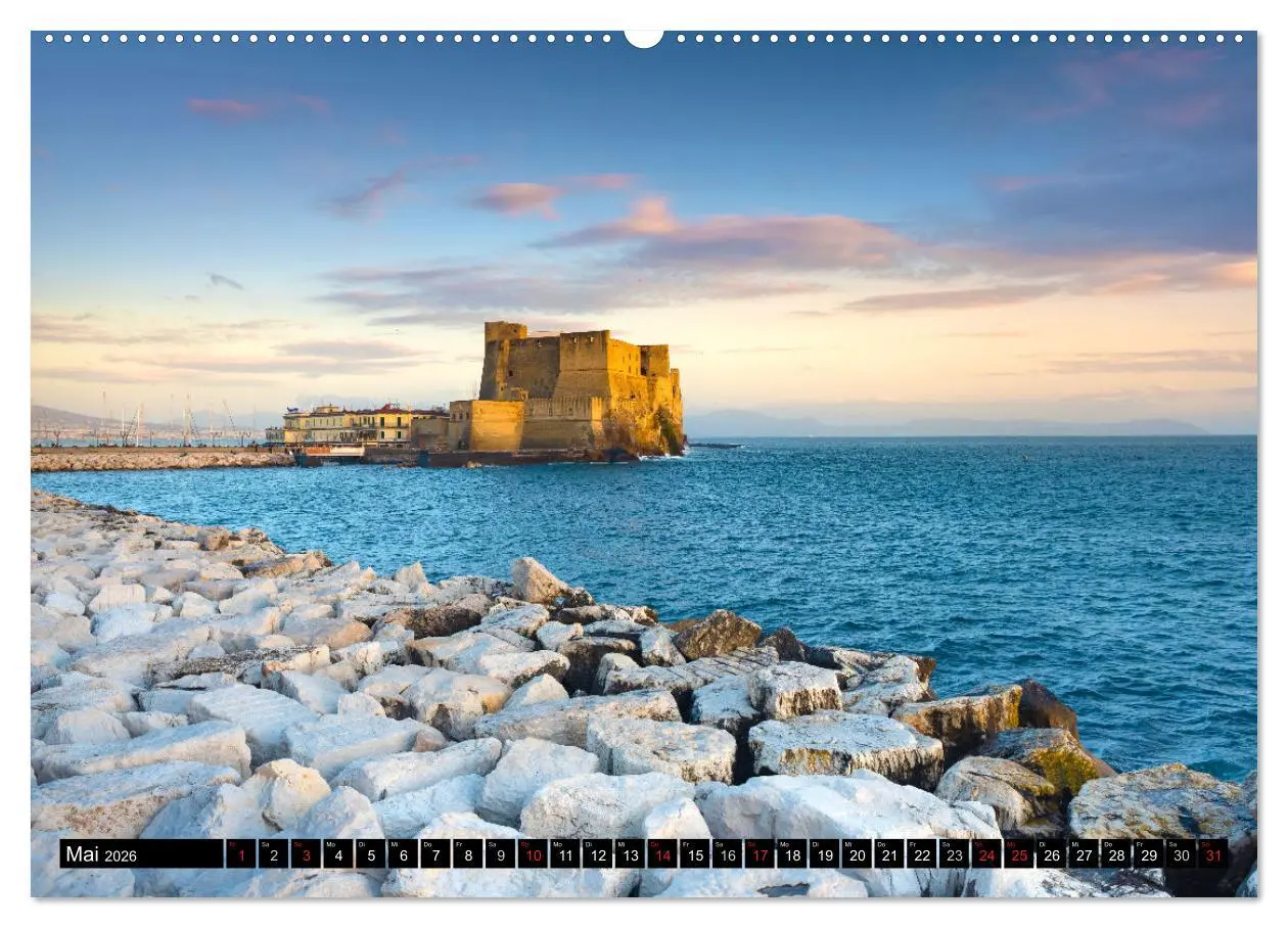 Bild: 9783516205718 | Neapel 2026 (hochwertiger Premium Wandkalender 2026 DIN A2 quer),...