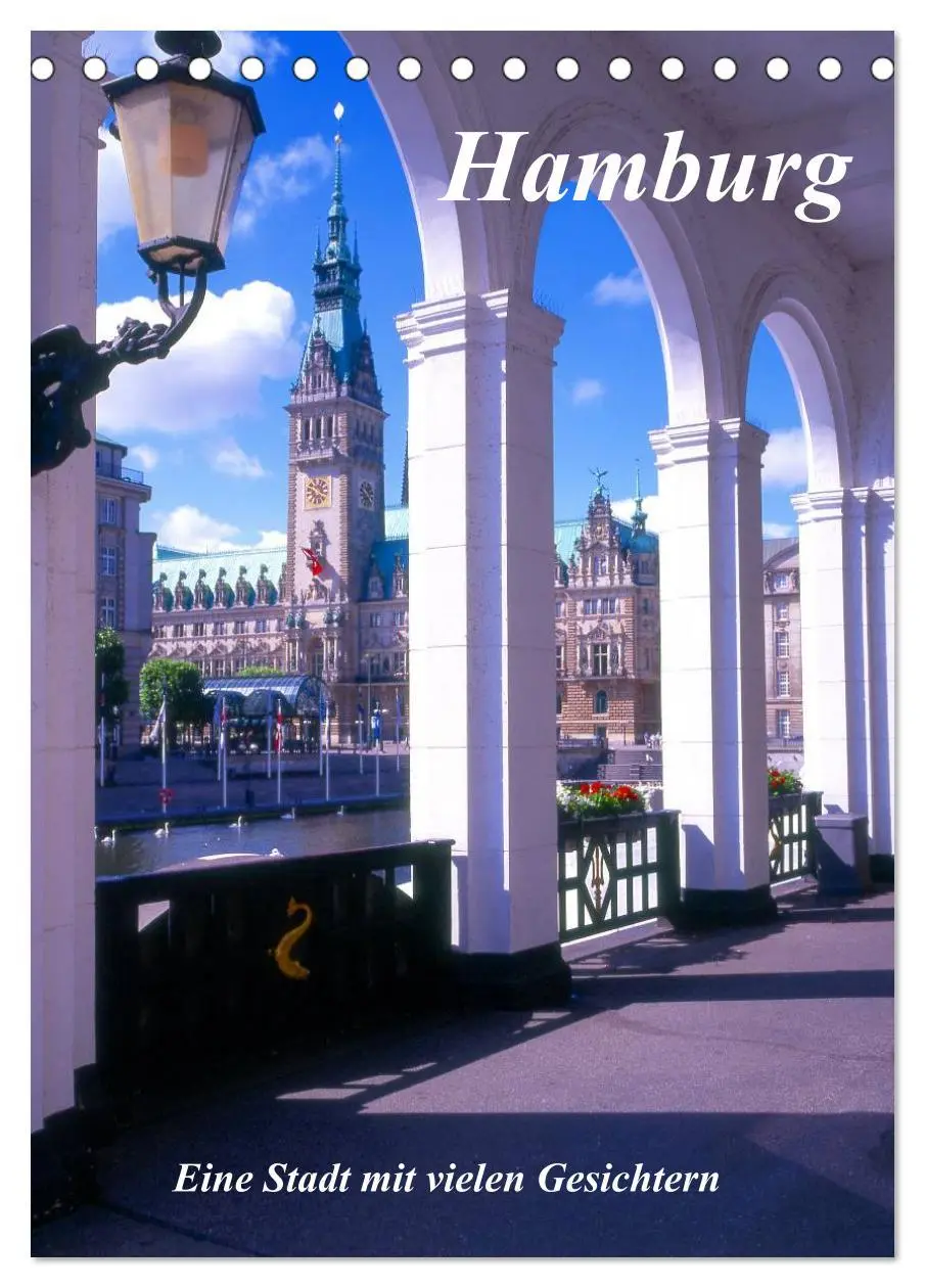 Cover: 9783516445718 | Hamburg - Eine Stadt mit vielen Gesichtern (Tischkalender 2026 DIN...