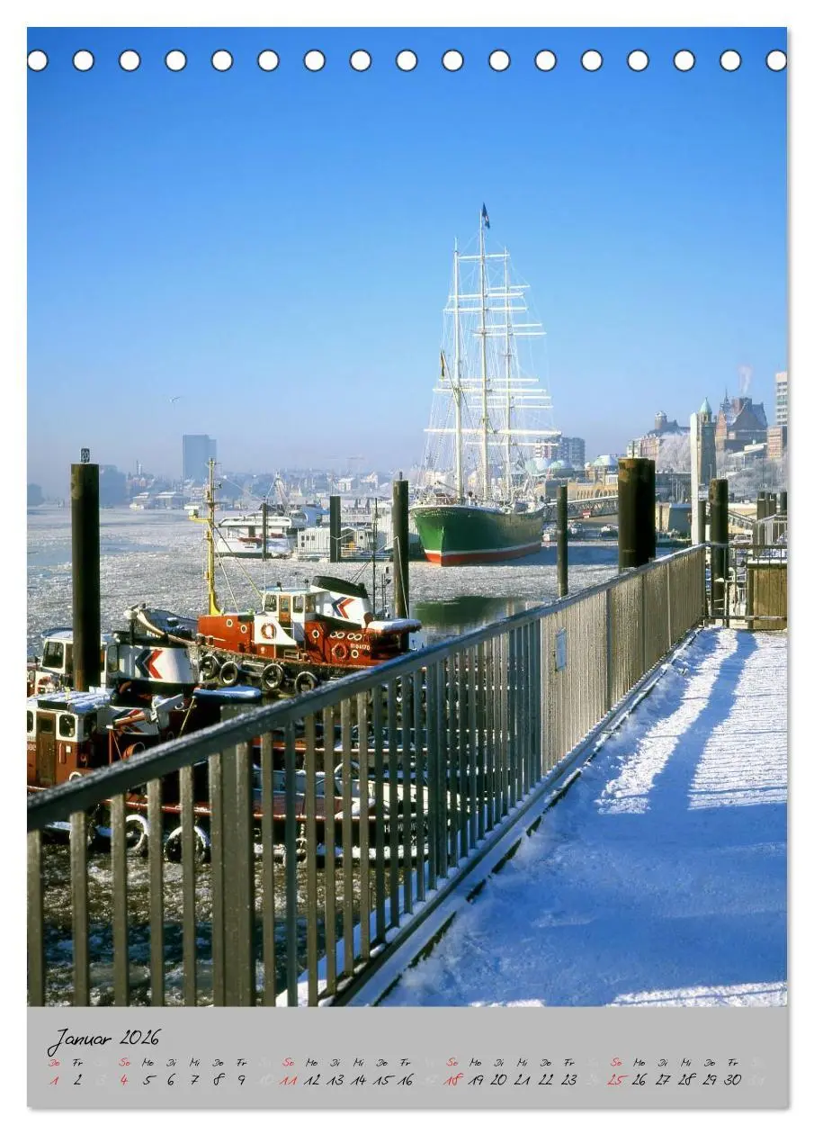 Bild: 9783516445718 | Hamburg - Eine Stadt mit vielen Gesichtern (Tischkalender 2026 DIN...