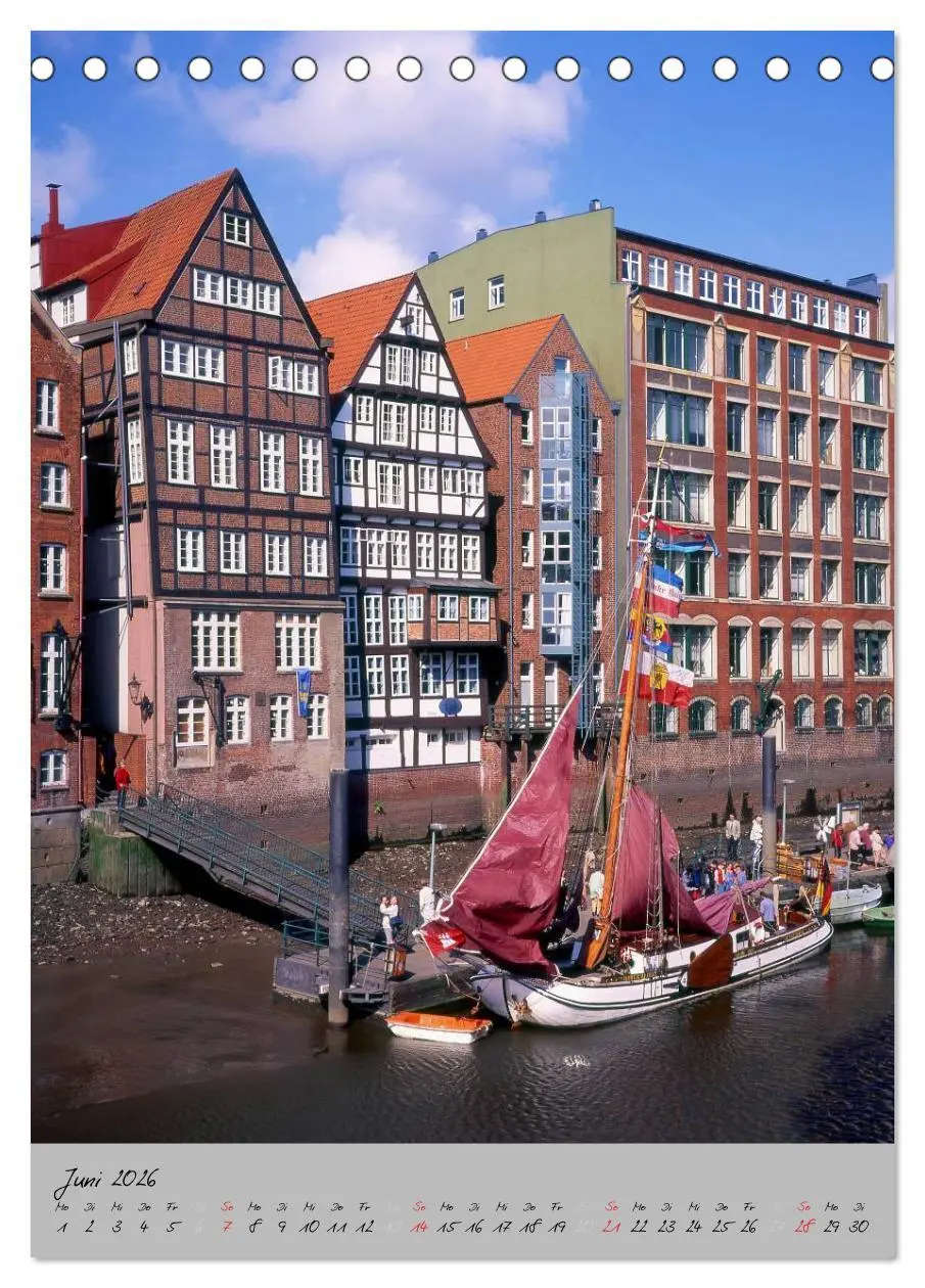 Bild: 9783516445718 | Hamburg - Eine Stadt mit vielen Gesichtern (Tischkalender 2026 DIN...
