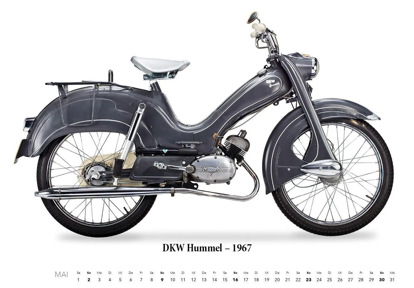 Bild: 9783960585718 | Mopeds 2027 Kalender | Kultige Zweiräder mit Vintage-Charme | Kalender