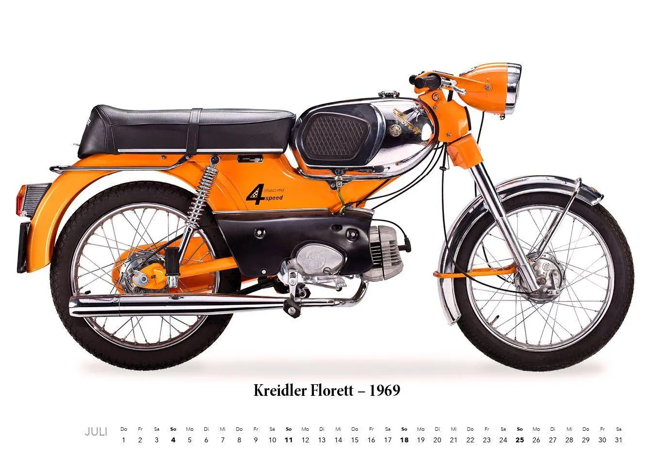 Bild: 9783960585718 | Mopeds 2027 Kalender | Kultige Zweiräder mit Vintage-Charme | Kalender
