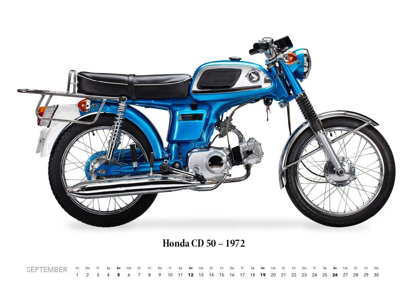 Bild: 9783960585718 | Mopeds 2027 Kalender | Kultige Zweiräder mit Vintage-Charme | Kalender