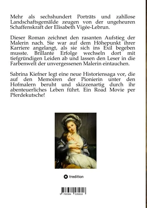 Rückseite: 9783384535818 | Die Farben der Elisabeth | Sabrina Kiefner | Taschenbuch | 388 S.