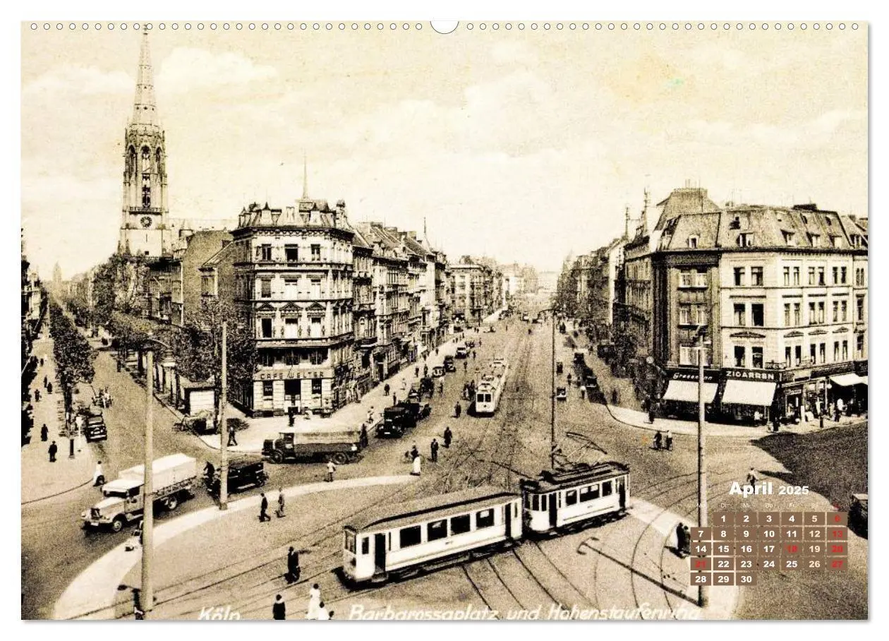 Bild: 9783435705818 | Historisches Köln - Die Stadt auf historischen Karten (Wandkalender...