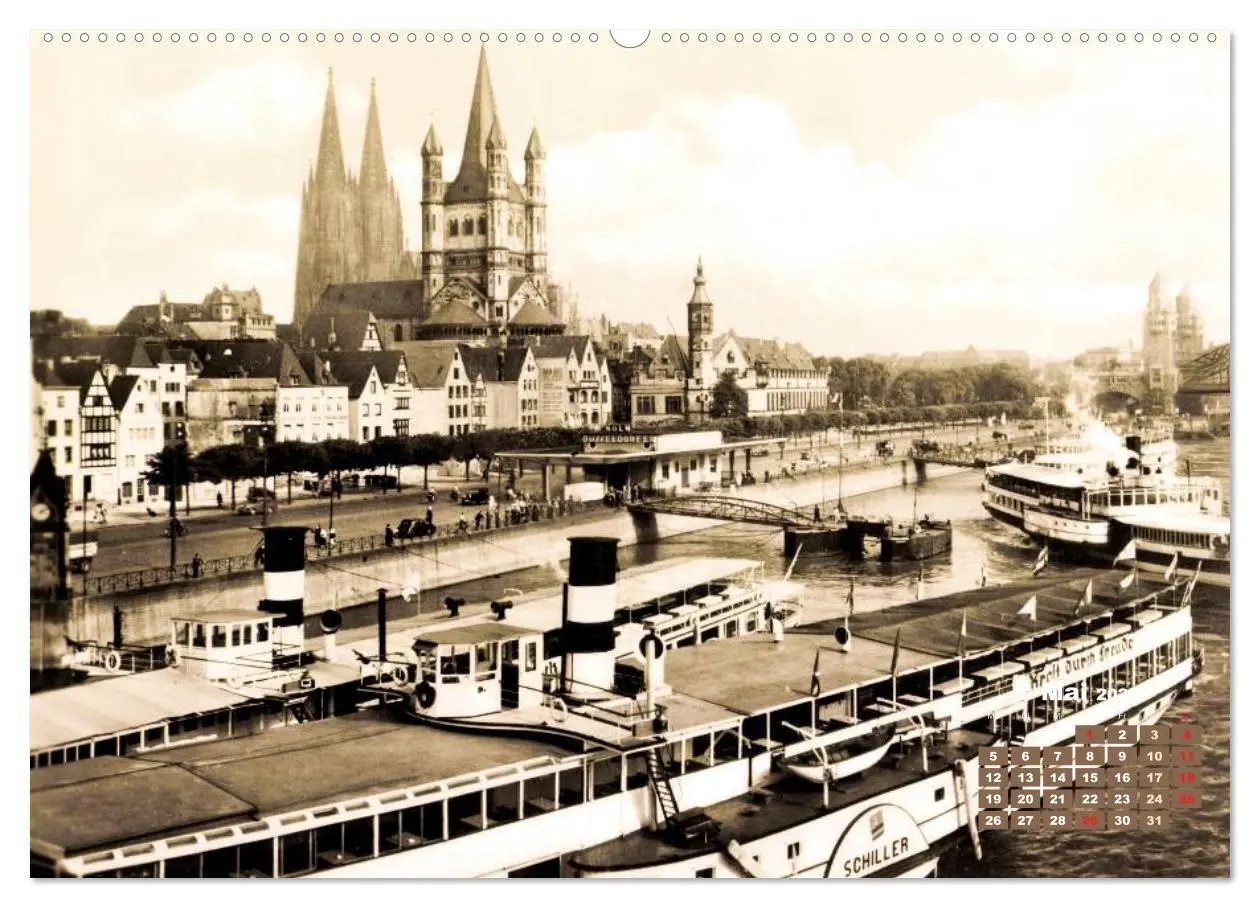 Bild: 9783435705818 | Historisches Köln - Die Stadt auf historischen Karten (Wandkalender...