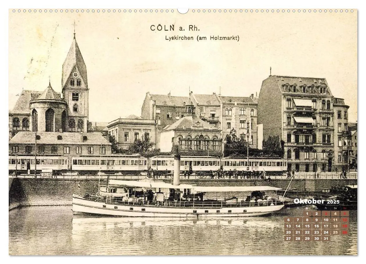 Bild: 9783435705818 | Historisches Köln - Die Stadt auf historischen Karten (Wandkalender...