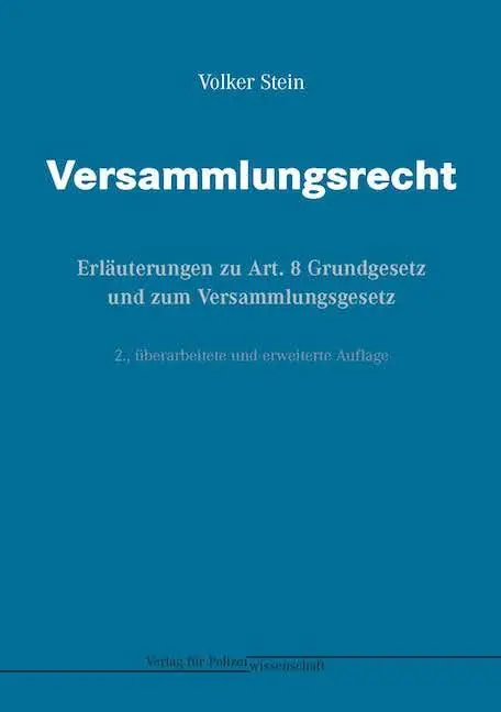 Cover: 9783866765818 | Versammlungsrecht | Volker Stein | Taschenbuch | 338 S. | Deutsch